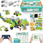 Coding Robot Kit for Kids Ages 6+, 200+ in 1 APP Control Dinosaur Robot Kit, Educational Scratch Program Robotic Kit with 47 Video Courses,Birthday Children's Day Gift for Boys Girls(600 Blocks)